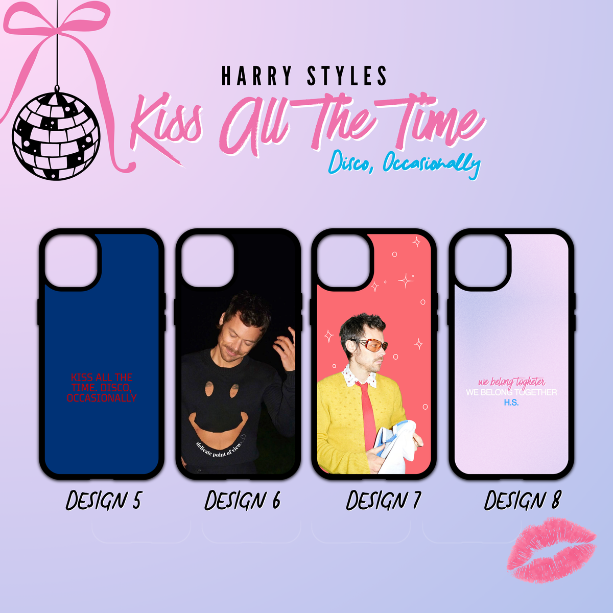 Harry Styles - Kiss All The Time. Disco, Occasionally Vol.1 Cover del telefono