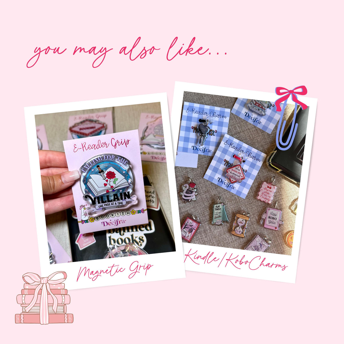 Kindle&Kobo Magnetic Grip - Bookish Little Friends