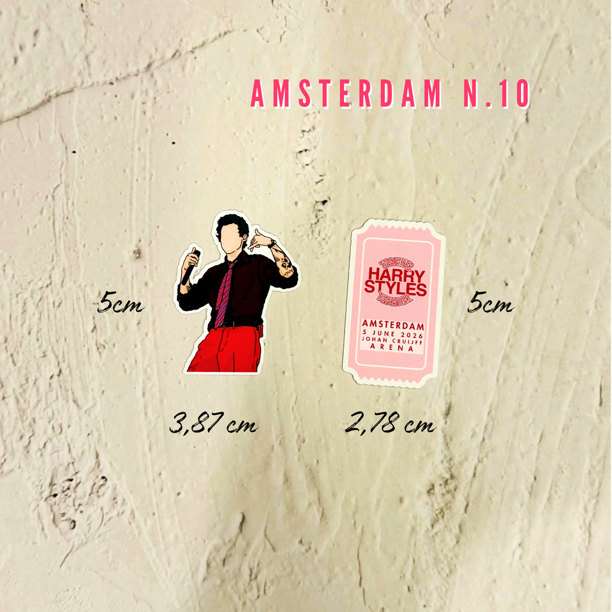 Harry Styles - Together Together Tour Amsterdam Stickers