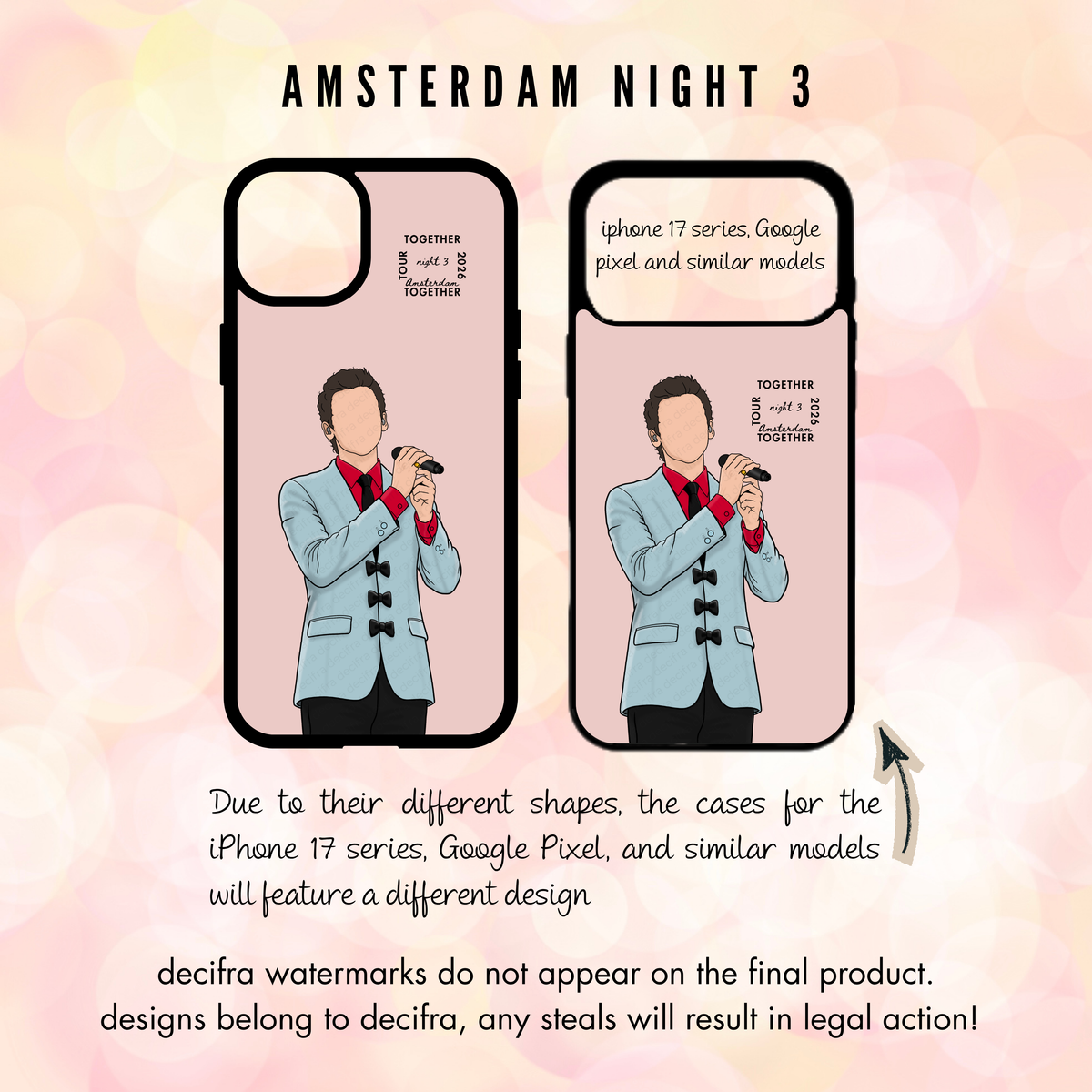 Harry Styles - Custodia per telefono Amsterdam Together Together Tour