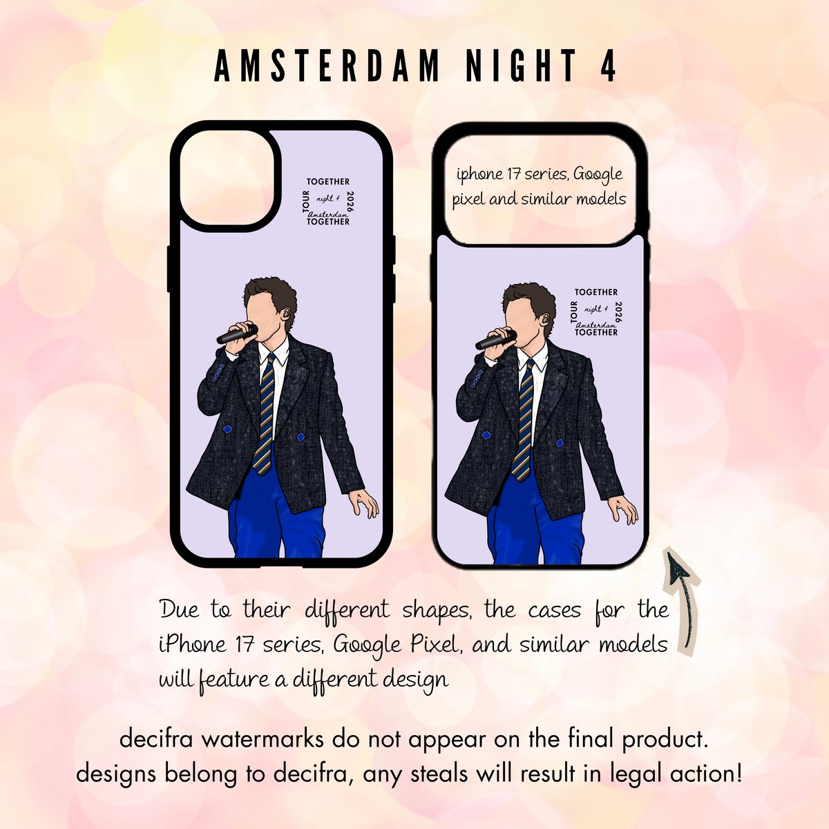 Harry Styles - Custodia per telefono Amsterdam Together Together Tour