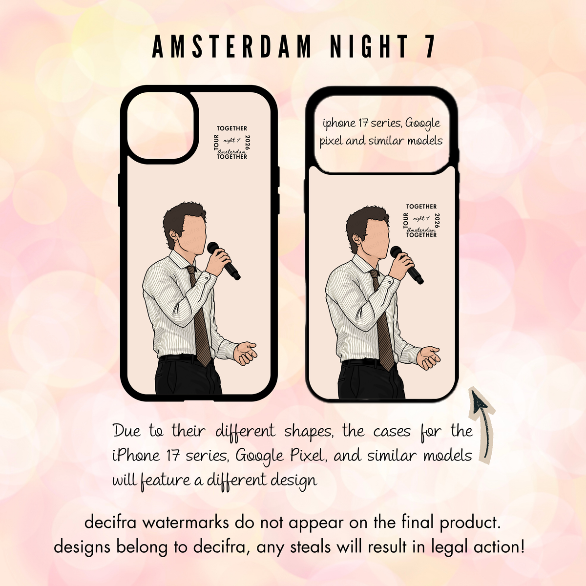 Harry Styles - Custodia per telefono Amsterdam Together Together Tour
