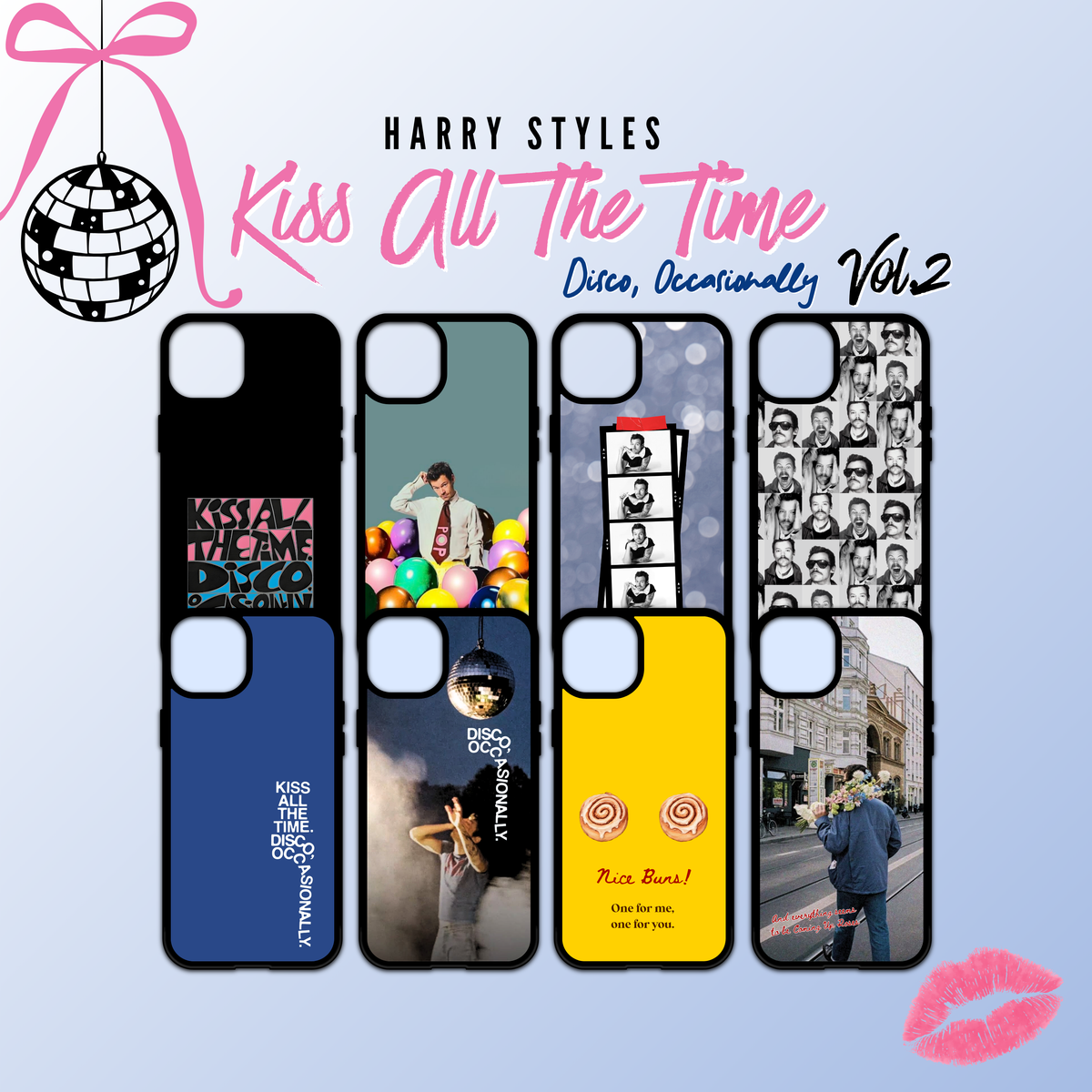 Harry Styles - Kiss All The Time. Disco, Occasionally Vol.2 Coque de Téléphone