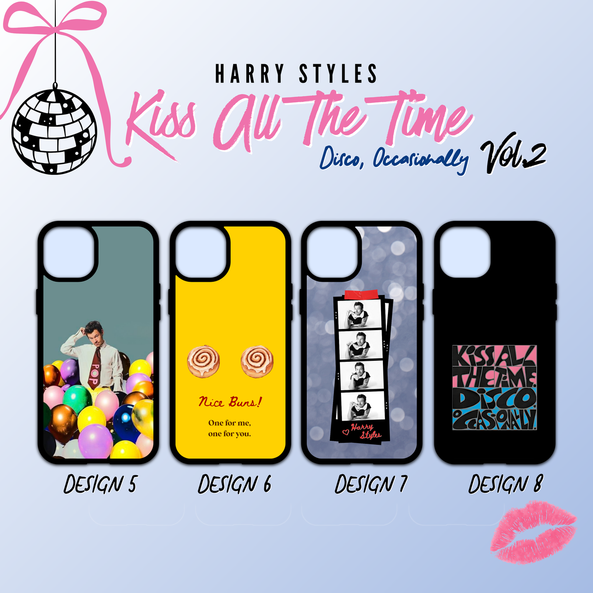 Harry Styles - Kiss All The Time. Disco, Occasionally Vol.2 Coque de Téléphone