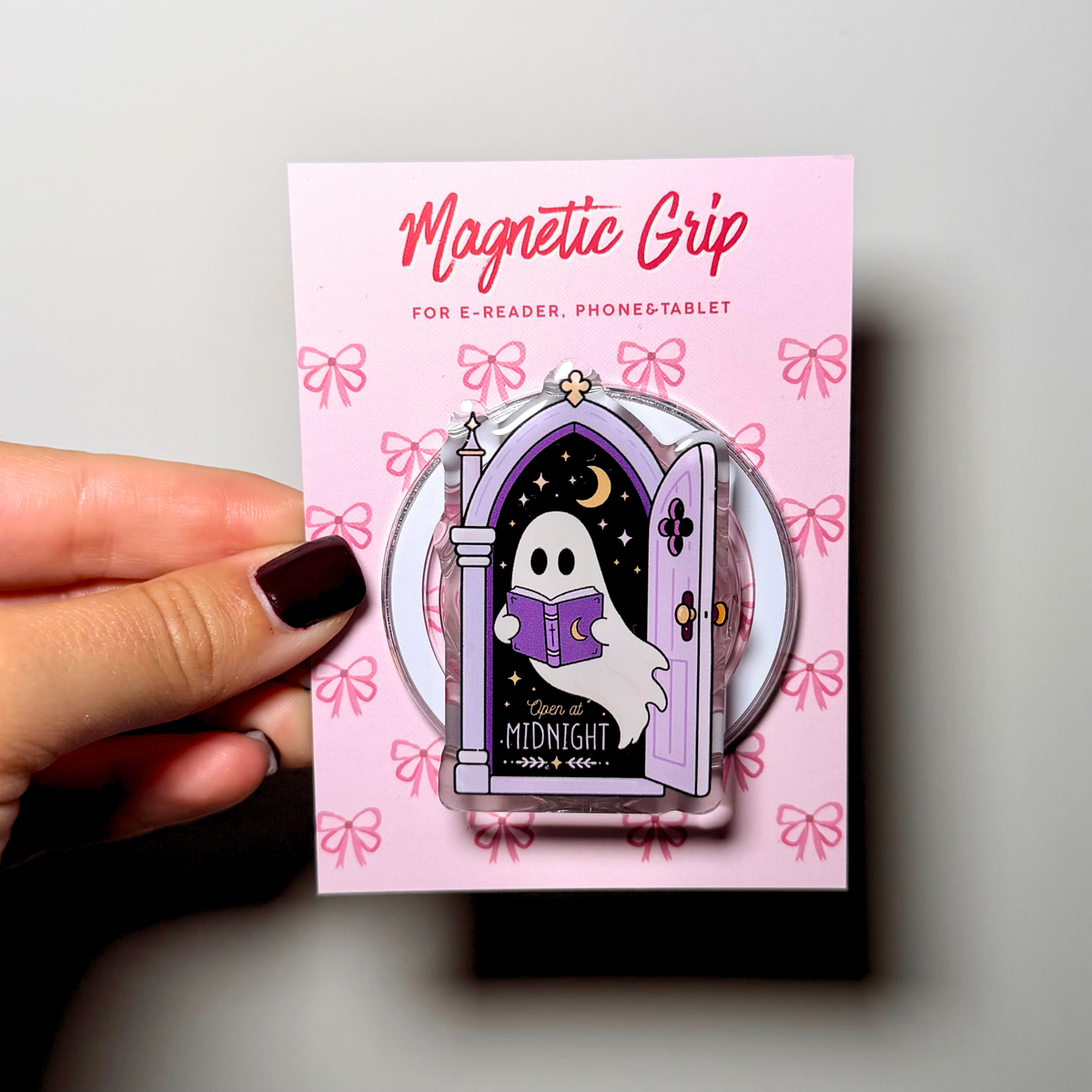 Kindle&Kobo Magnetic Grip - Midnight Ghost