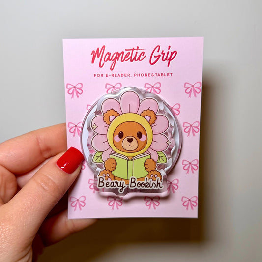 Kindle&Kobo Magnetic Grip - Flower Bear