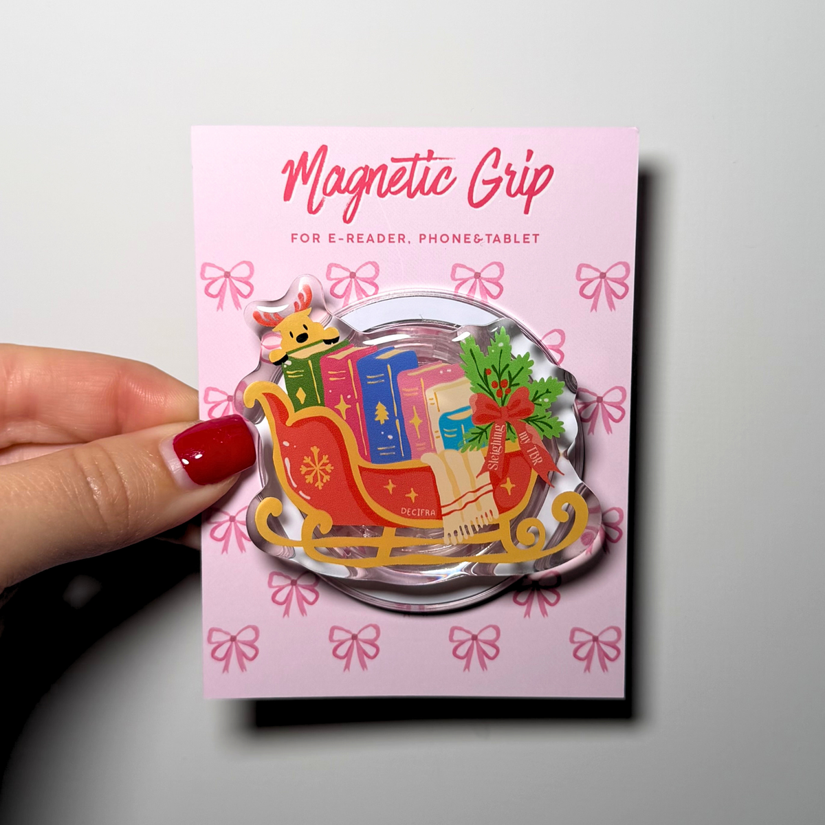 Impugnatura magnetica Kindle e Kobo - Finestra autunnale