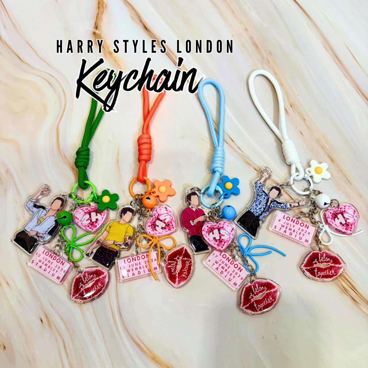 Harry Styles - Together Together Tour London Keychain