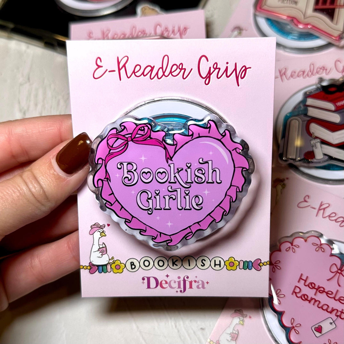 Poignée magnétique Kindle et Kobo – Coquette Girlie