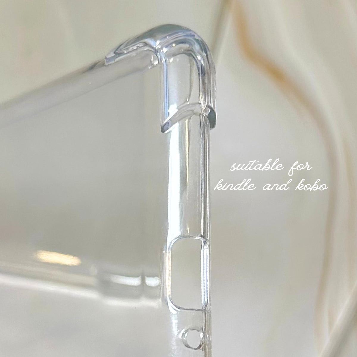 Coque transparente Kindle et Kobo