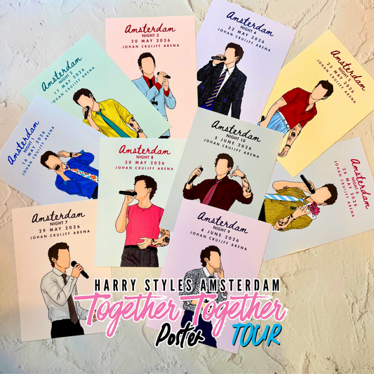 Harry Styles - Together Together Tour Amsterdam Poster