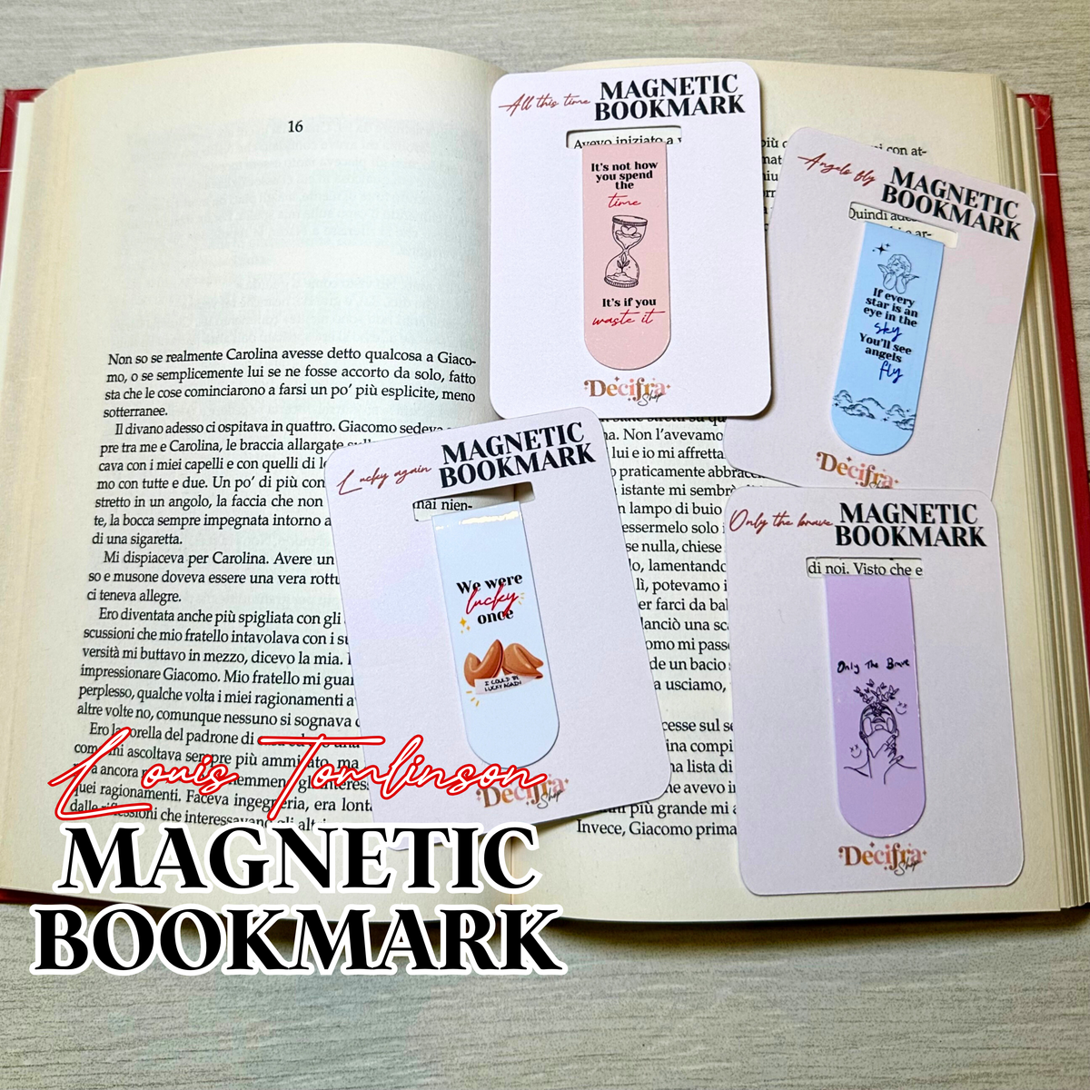 Marque-page magnétique Louis Tomlinson