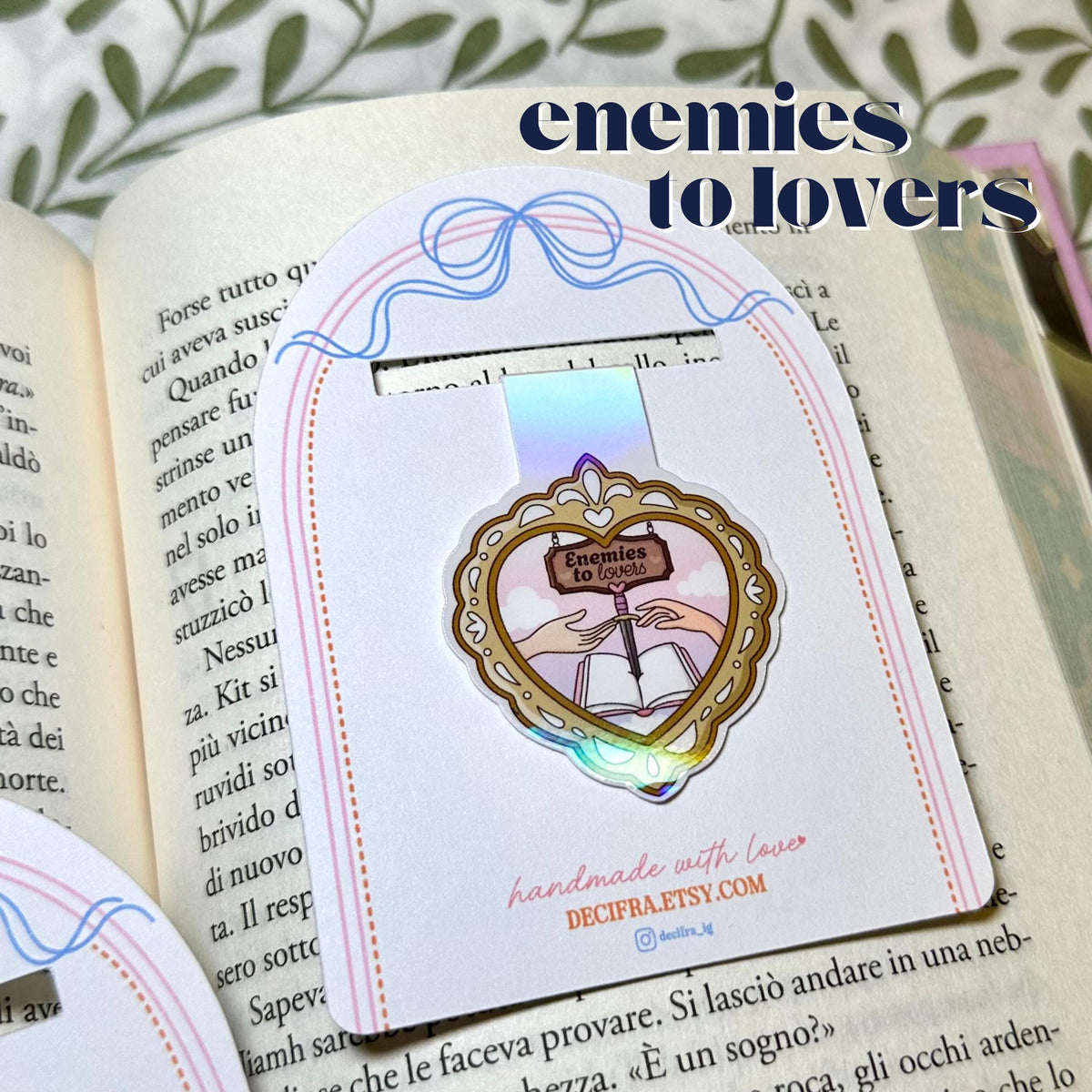 Holographic Magnetic Frame Bookmark
