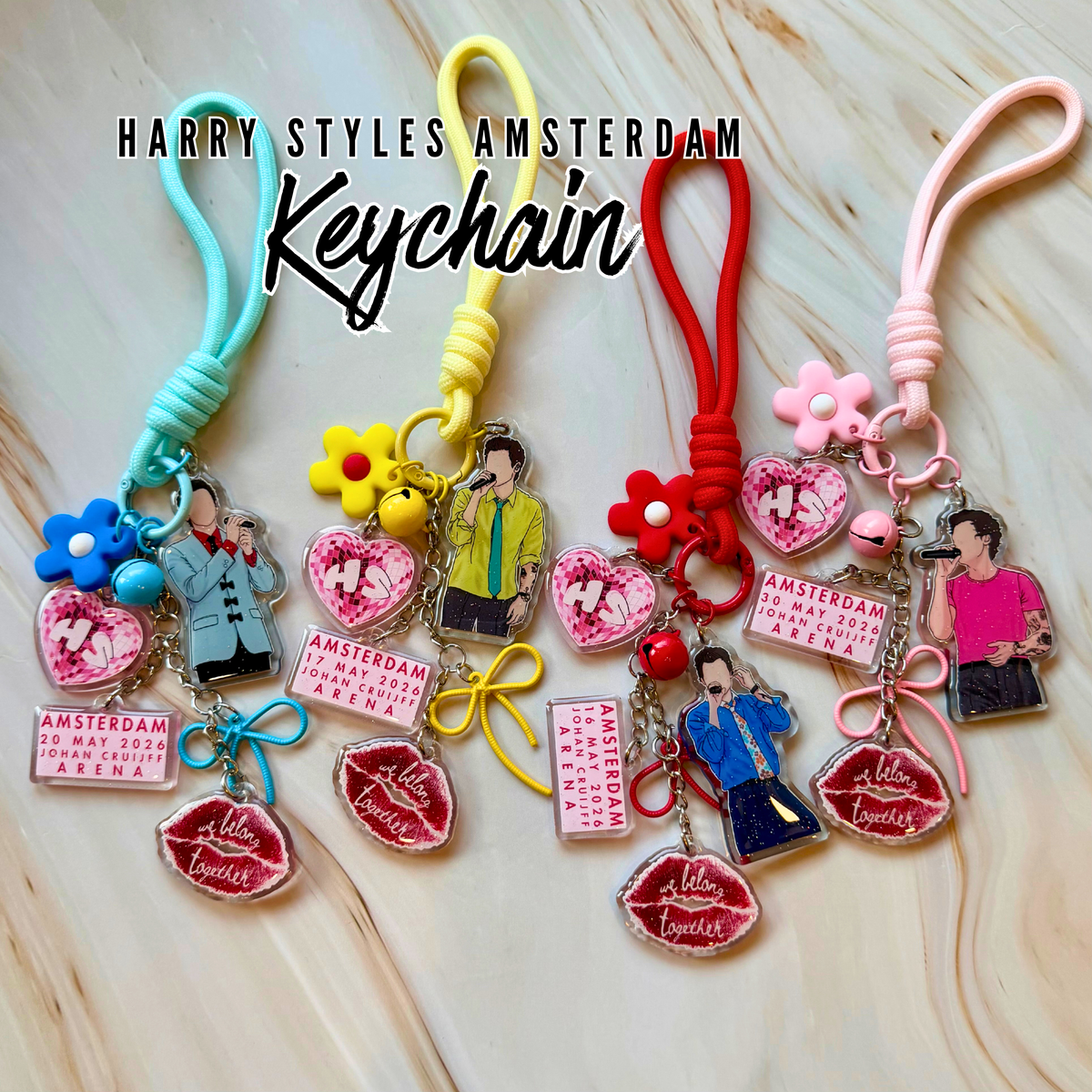 Harry Styles - Together Together Tour Amsterdam Keychain