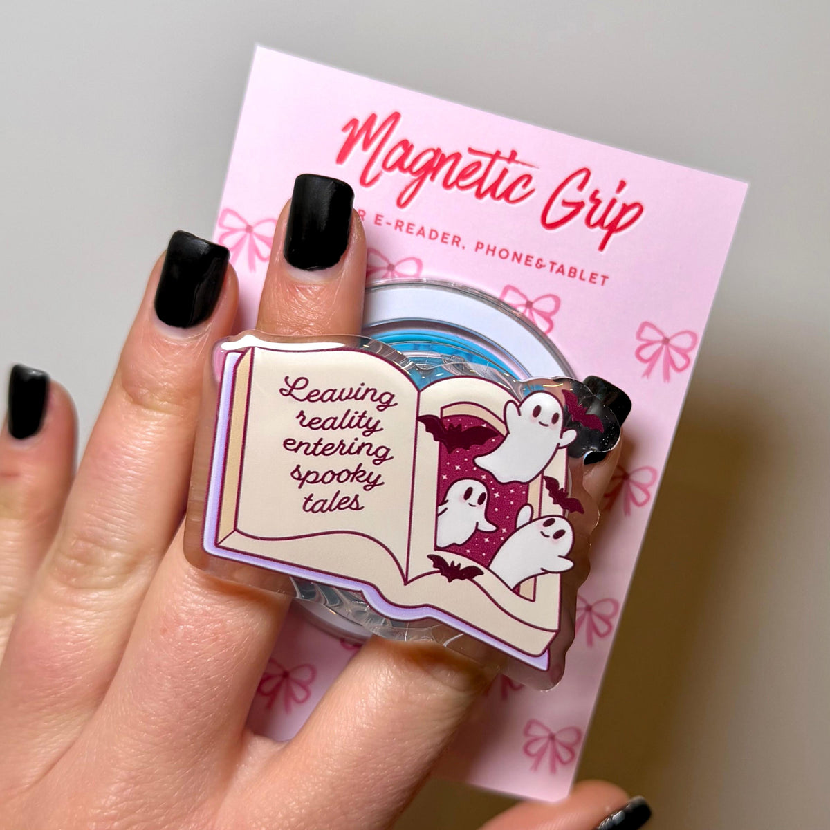 Supporto magnetico per Kindle e Kobo - Spooky Bookworld