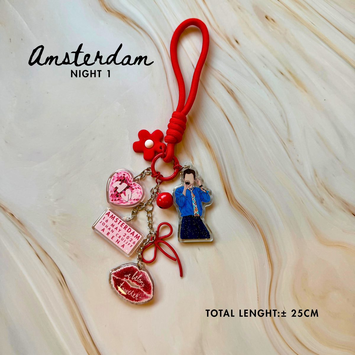 Harry Styles - Together Together Tour Amsterdam Keychain