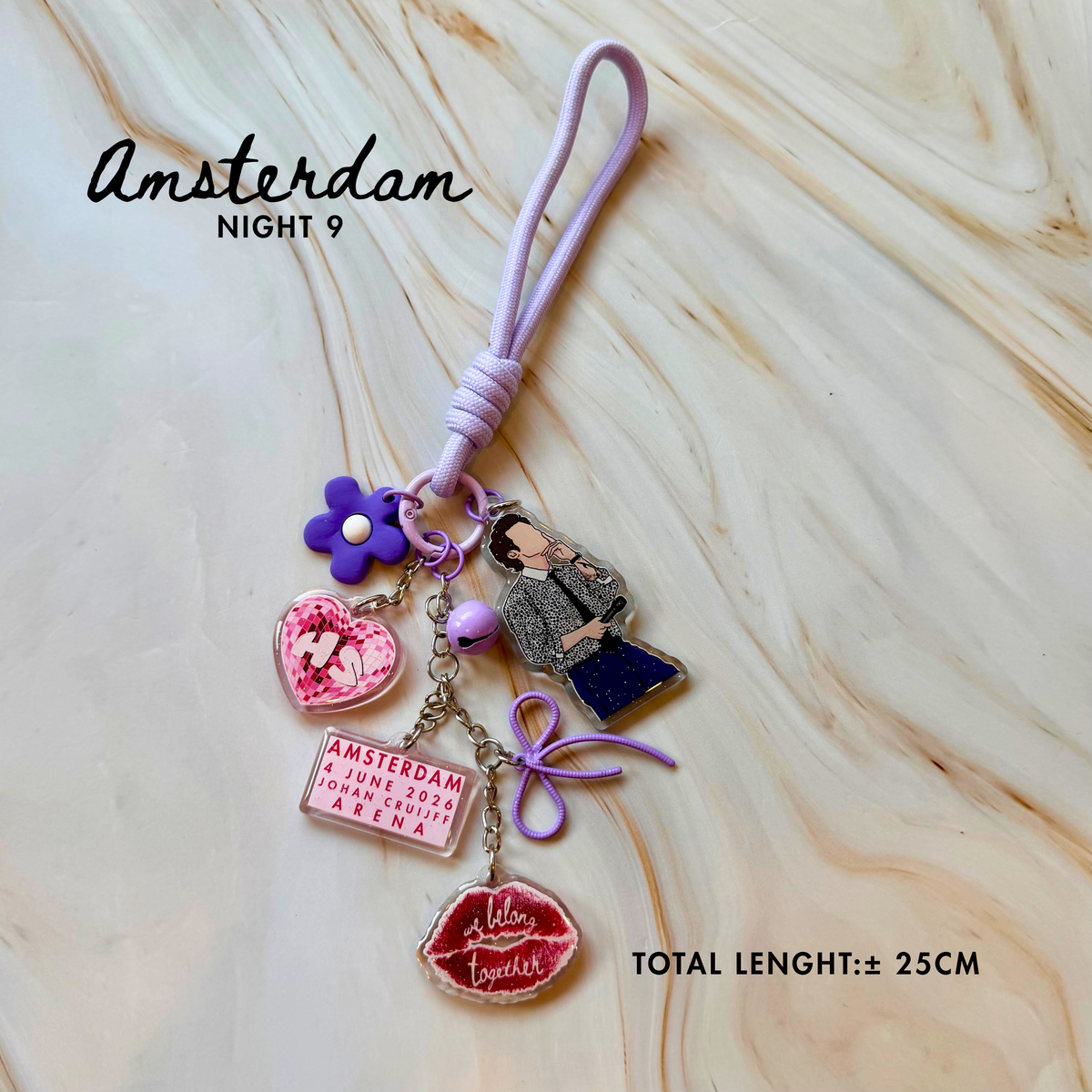 Harry Styles - Together Together Tour Amsterdam Keychain