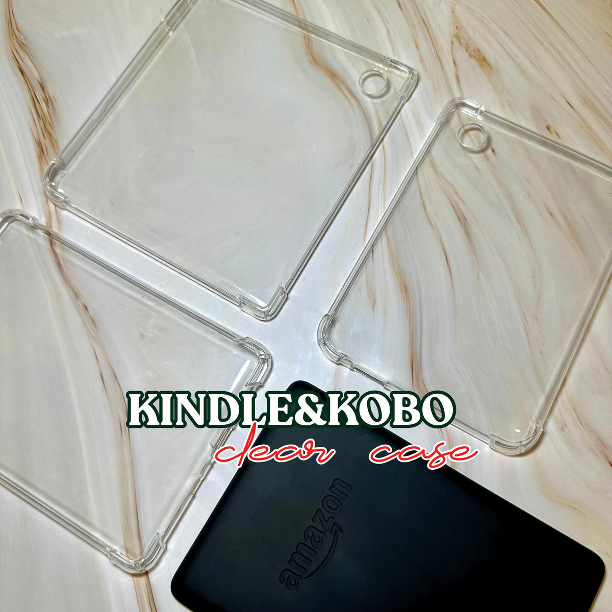 Coque transparente Kindle et Kobo