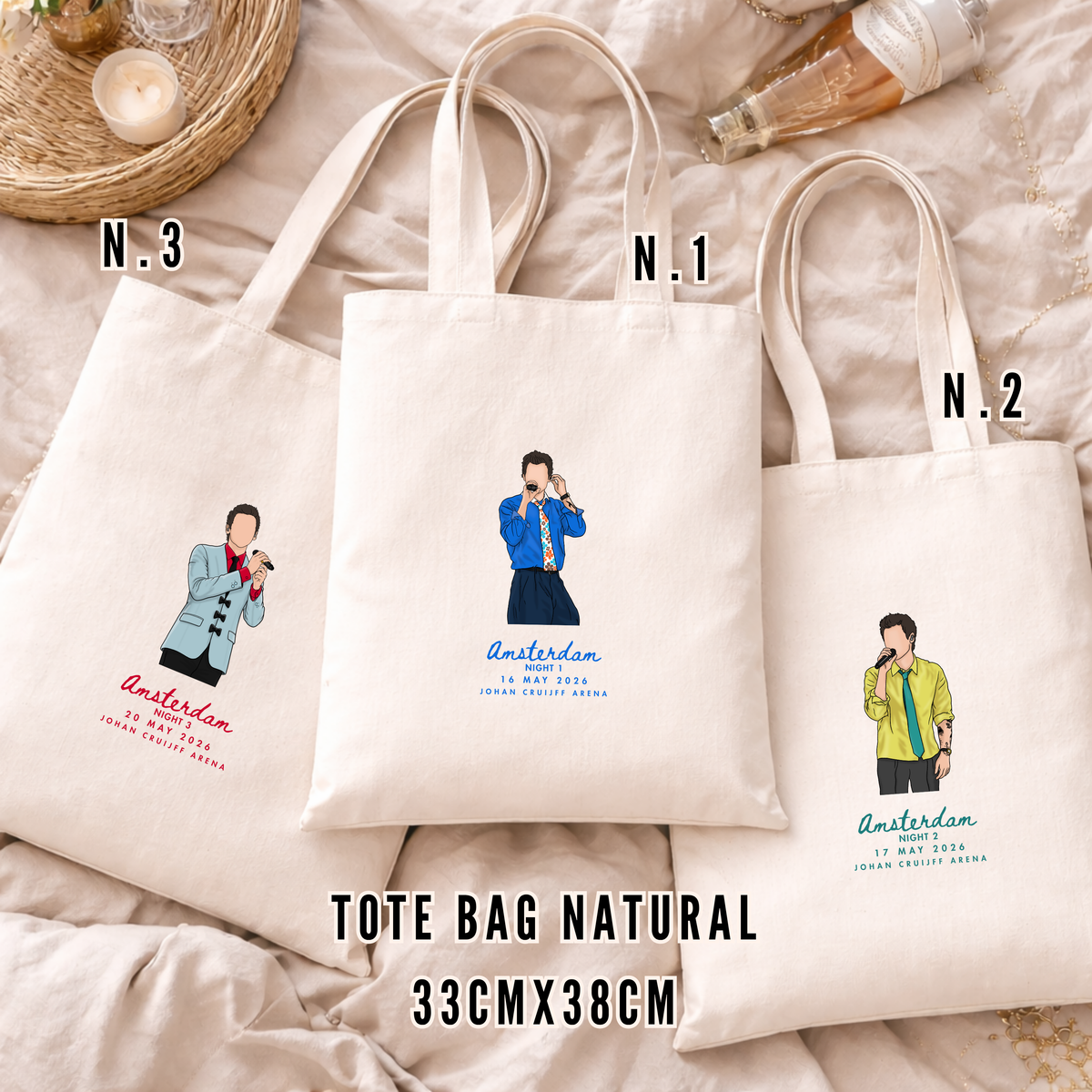 Harry Styles - Together Together Tour Amsterdam Tote Bag