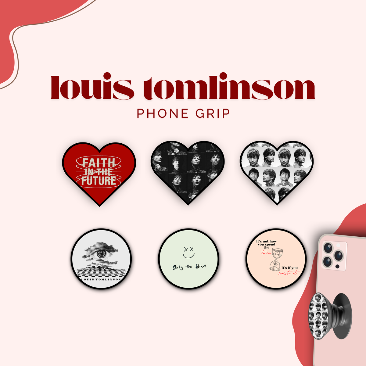 Louis Tomlinson - Faith In The Future Phone Grip