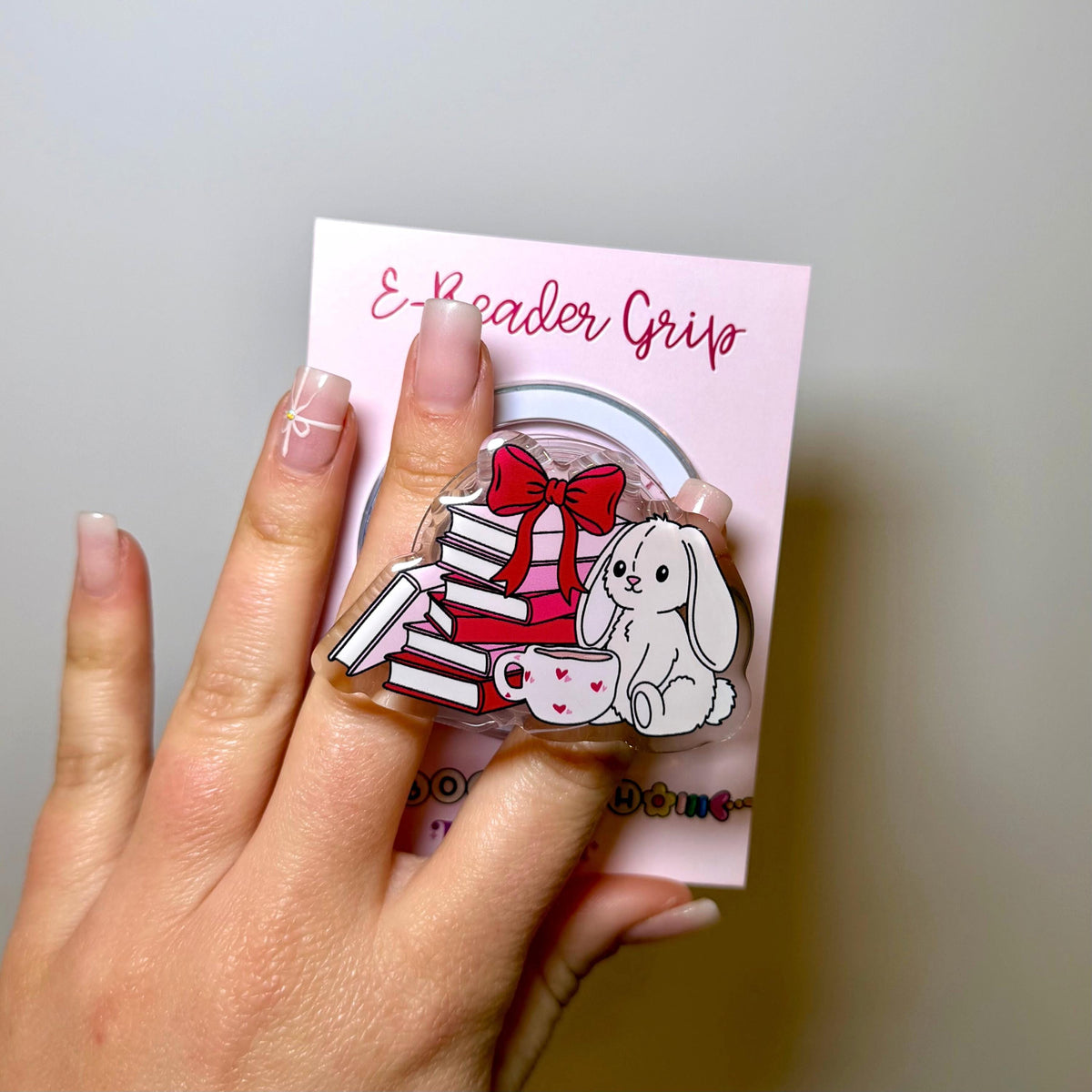 Kindle&Kobo Magnetic Grip - Romantic Rabbit