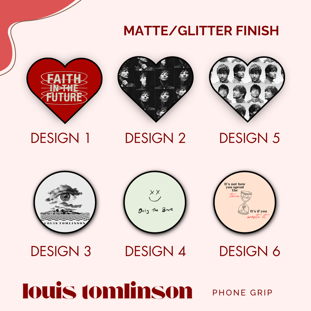 Louis Tomlinson - Faith In The Future Phone Grip