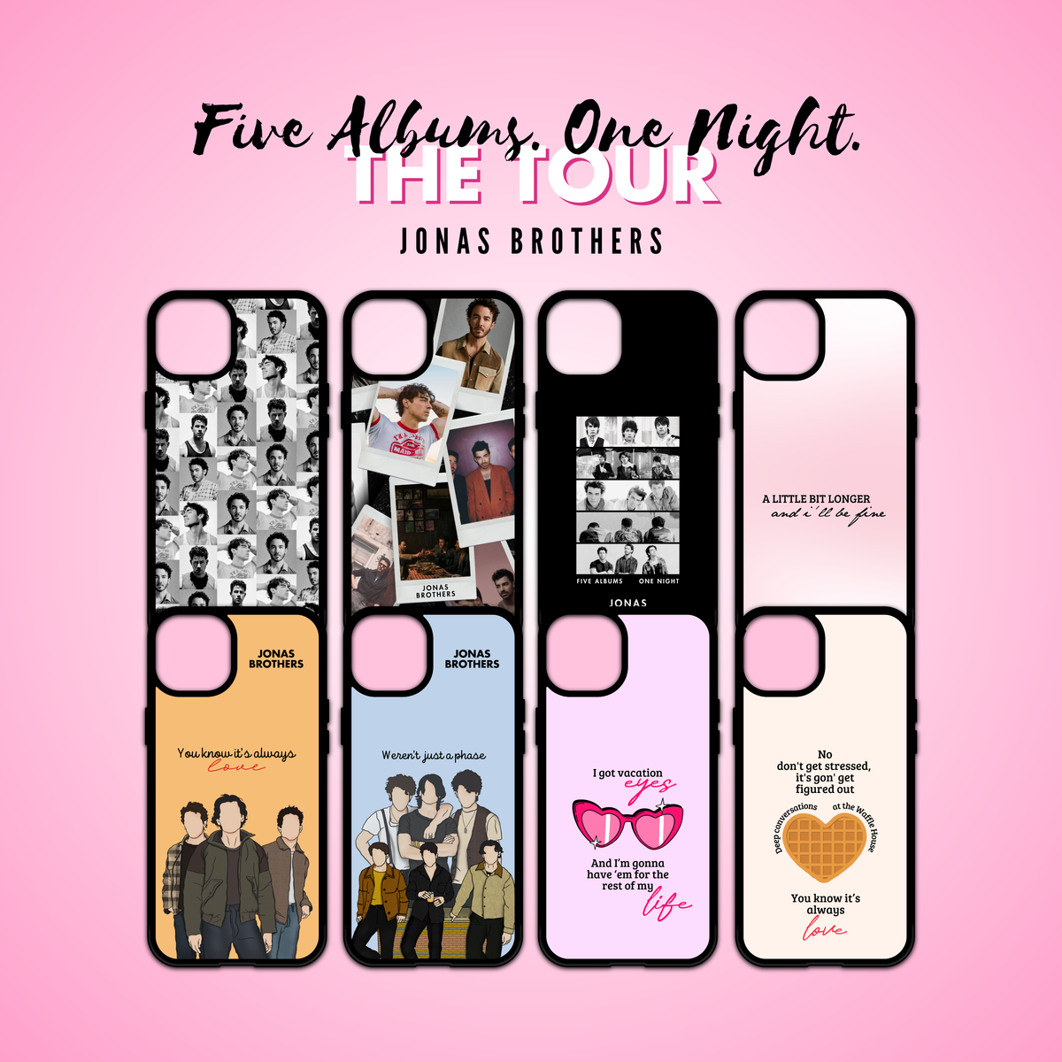 Jonas Brothers - Five Album One Night Tour Phone Case