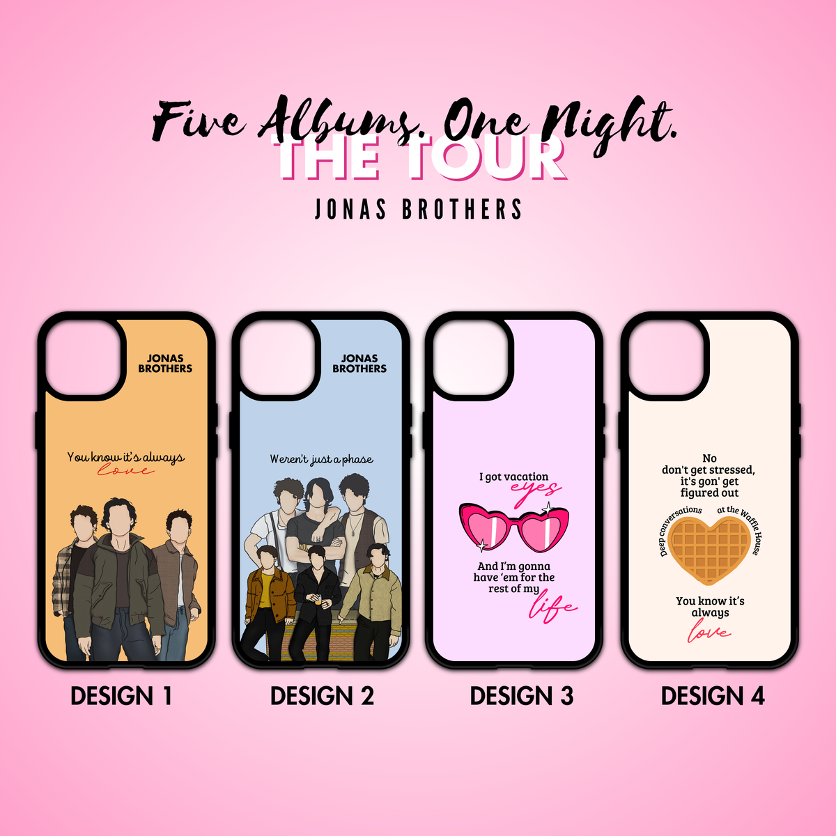 Jonas Brothers - Five Album One Night Tour Phone Case