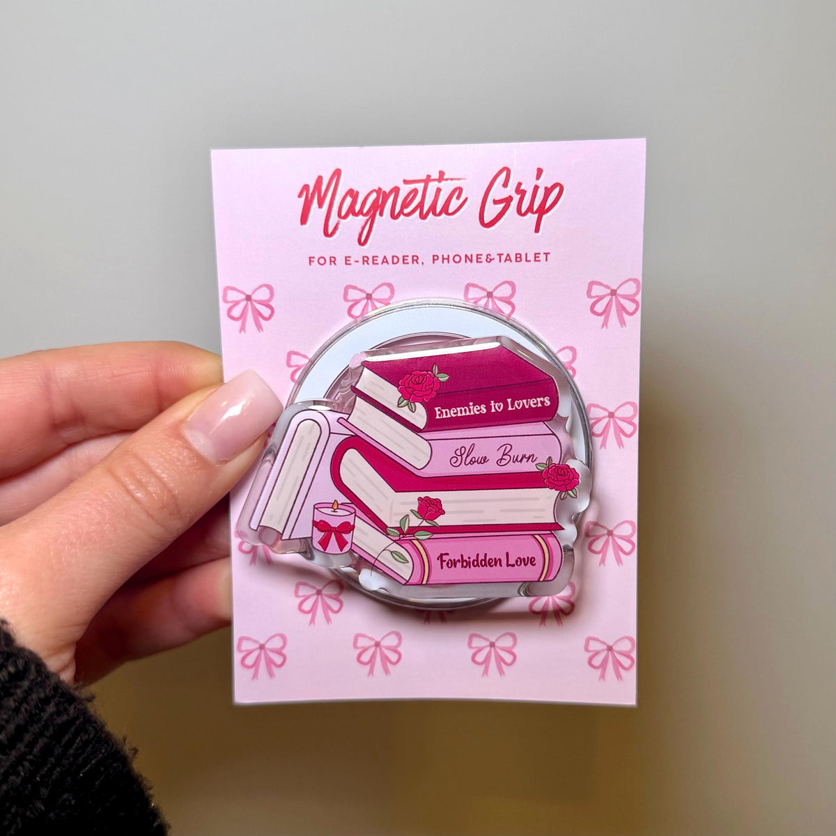 Kindle&Kobo Magnetic Grip - Romance Pile