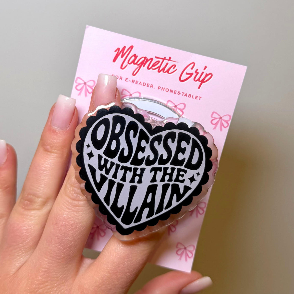 Kindle&Kobo Magnetic Grip - Villain Heart