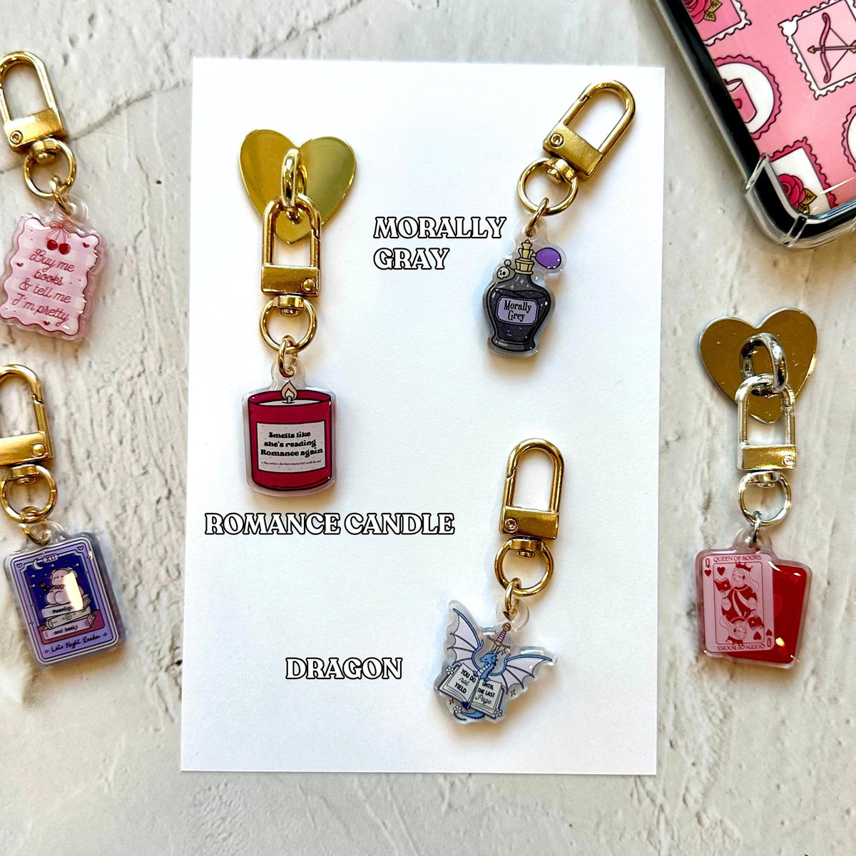 Kindle&Kobo Charm Chain