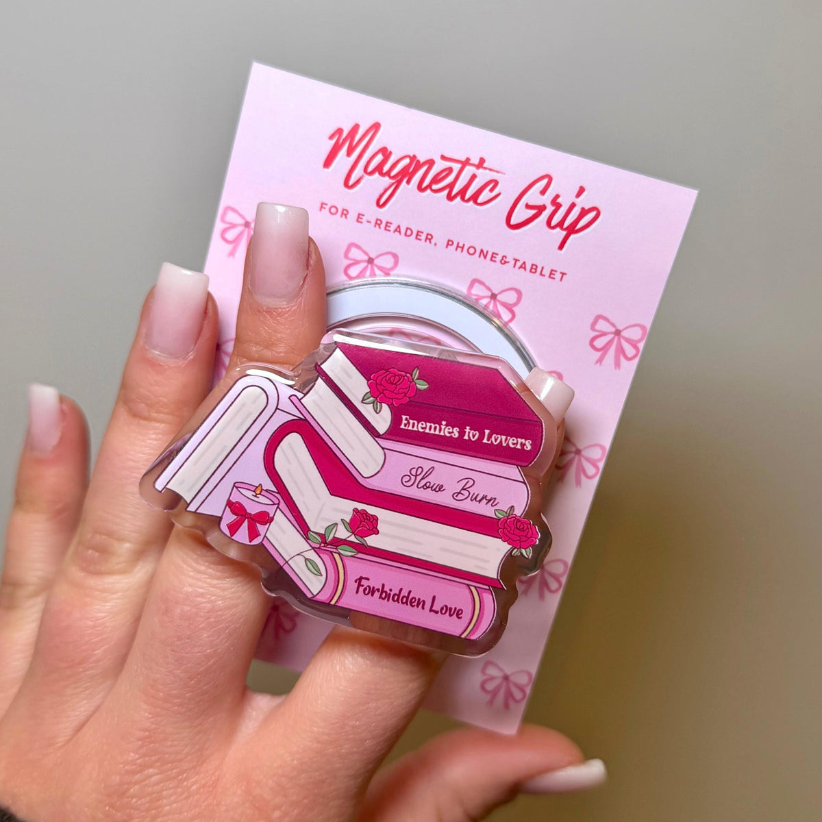 Kindle&Kobo Magnetic Grip - Romance Pile