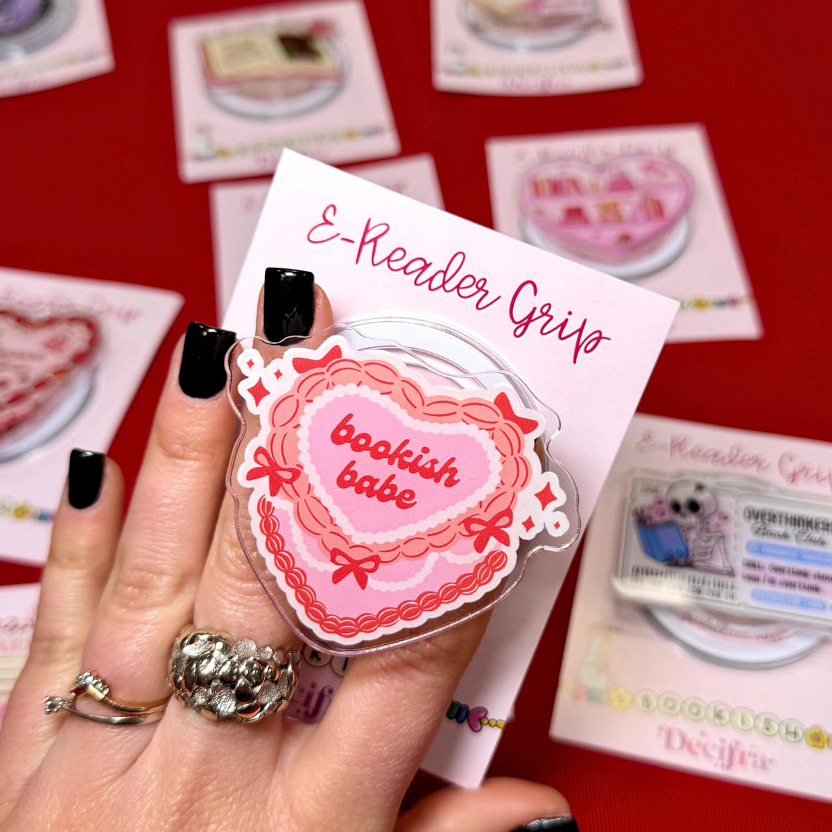 Kindle&Kobo Magnetic Grip - Bookish Cake