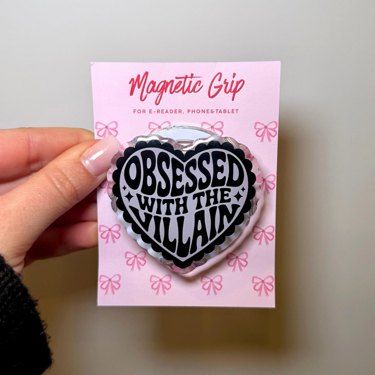 Kindle&Kobo Magnetic Grip - Villain Heart