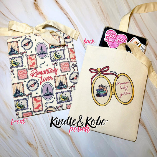 Kindle&Kobo Pouch - Padded Book Sleeve - Bookish Protective Pouch - Romantasy Lover