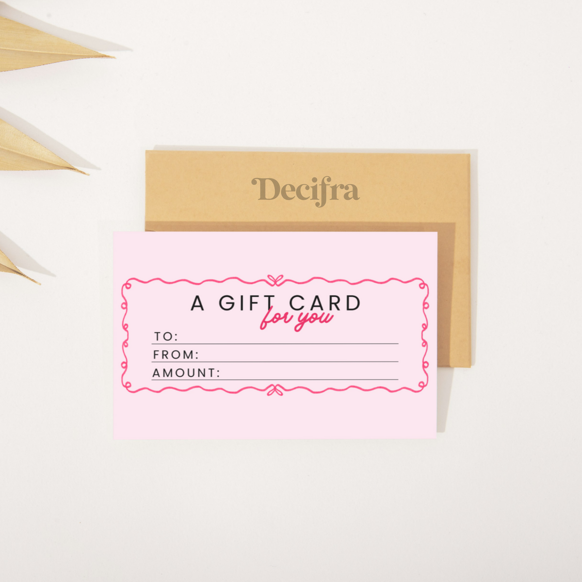 Decifra Gift Card
